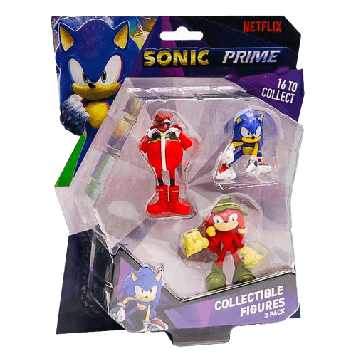 Sonic Figura de Acción|Set 3 Piezas