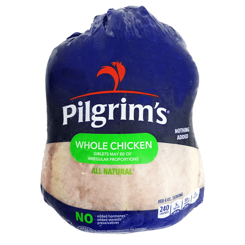Pollo Entero Empacado Pilgrims|Por Kilo
