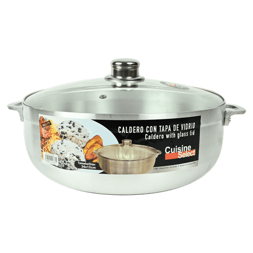 Caldero|Tapa de Vidrio|TYPS34G
