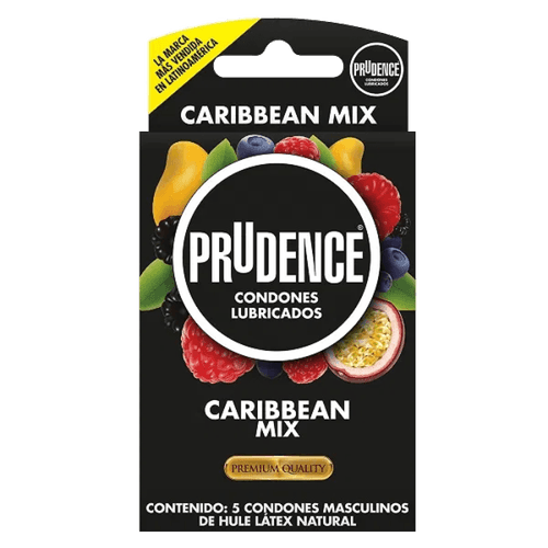 Preservativo Prudence|Caribbean Mix|3 Unidades