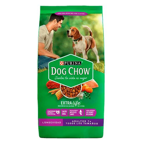 Alimento para Perro Purina Dog Chow|Senior Extra Life Longevidad|3.75 kg|8.3 lb