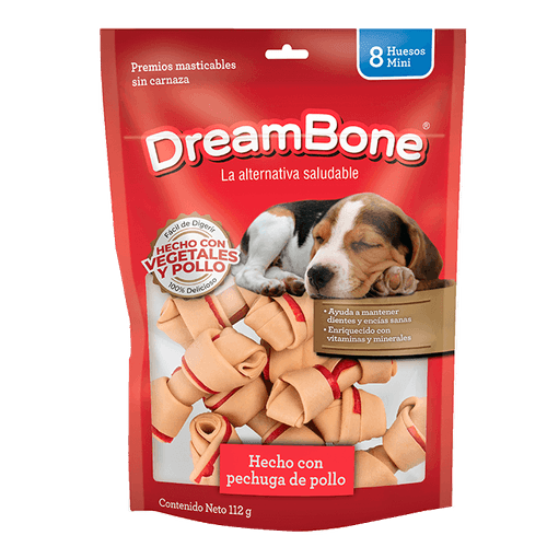 Premio Masticable para Perro|Mini|Pollo|8 Unidades