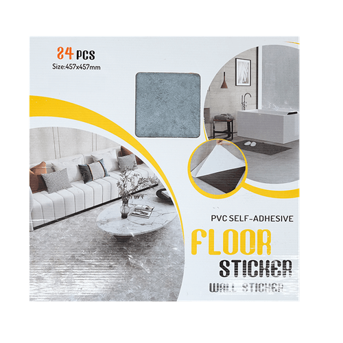 Piso de Pvc Gris|24 Piezas