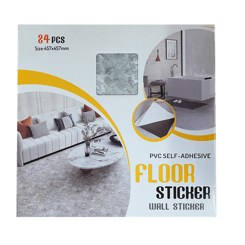 Piso de Pvc Gris|24 Piezas
